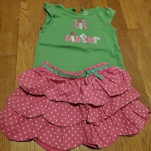 *last chance* Gymboree little sister set 2t